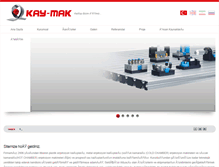 Tablet Screenshot of kay-mak.com